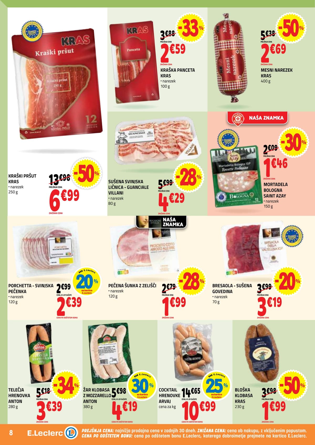 Stran 8. E.Leclerc kataloga - Akcijska Ponudba