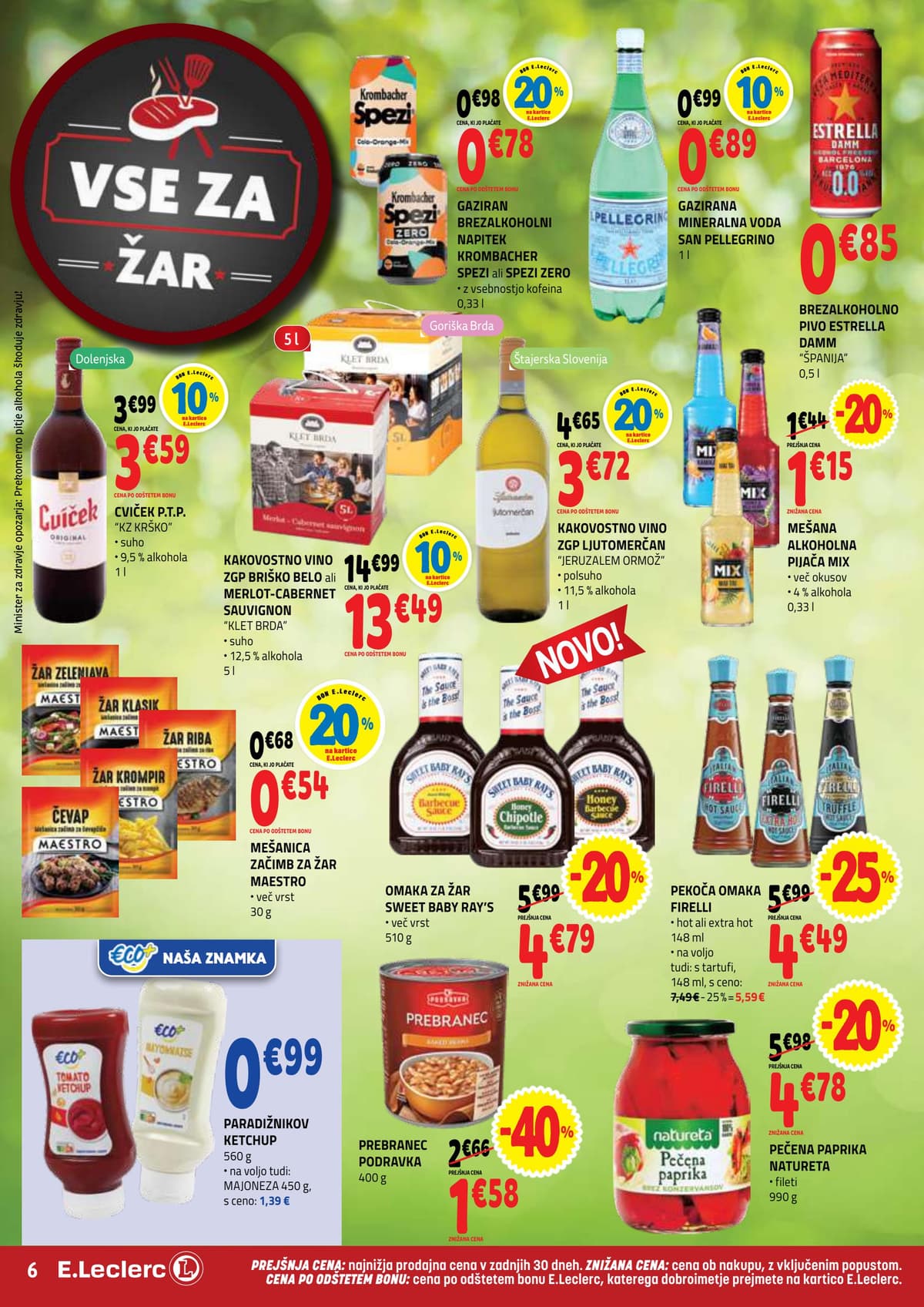 Stran 6. E.Leclerc kataloga - Akcijska Ponudba