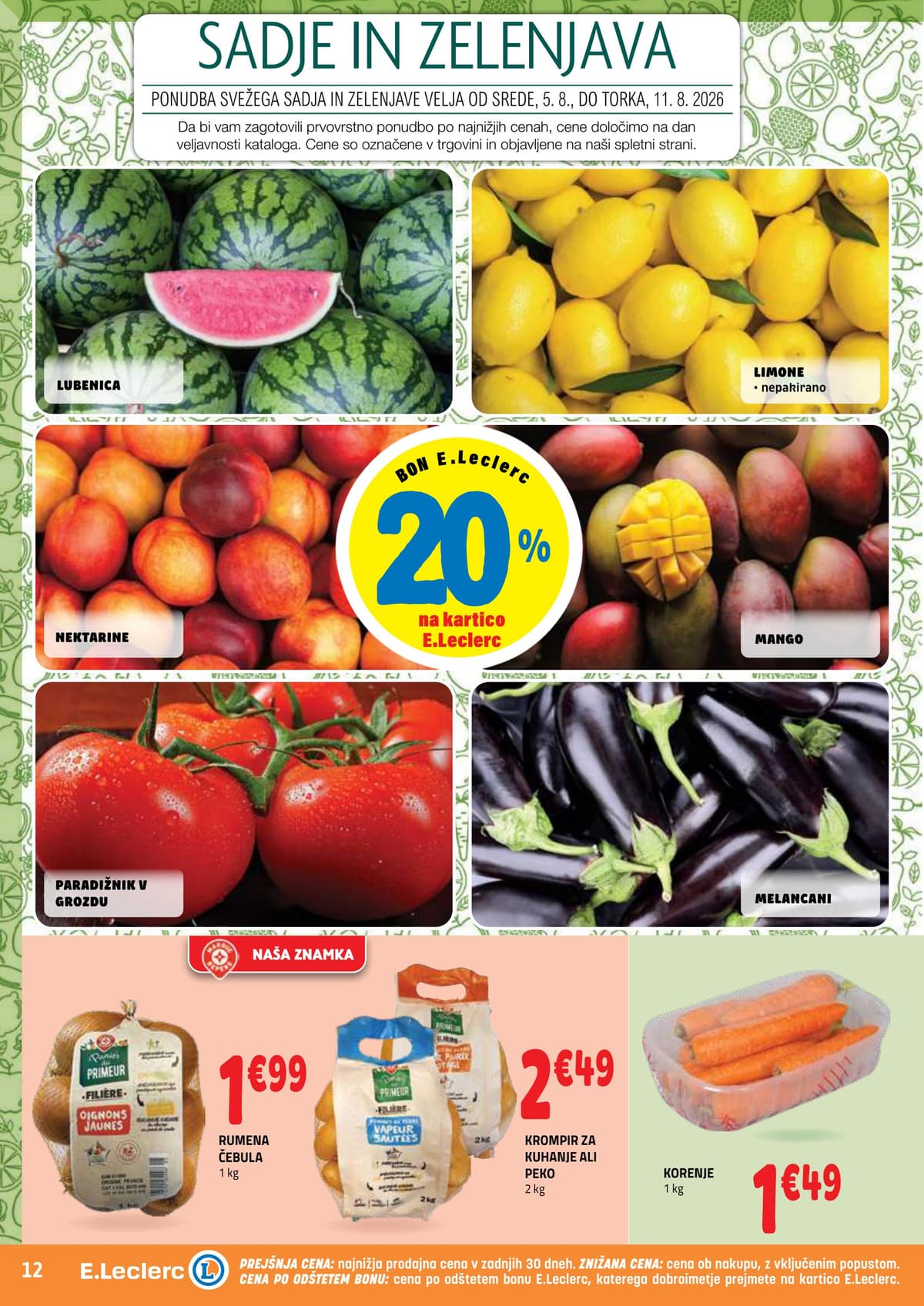 Stran 12. E.Leclerc kataloga - Akcijska Ponudba