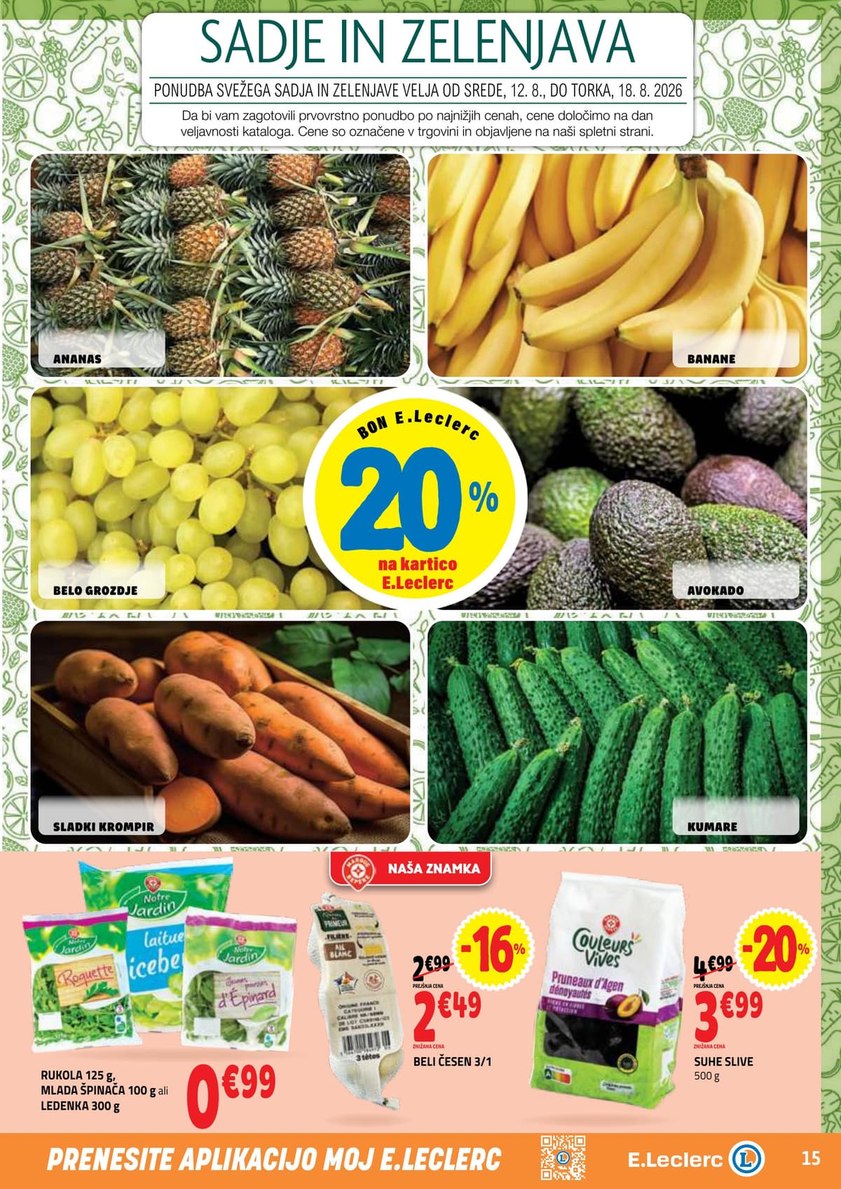 Stran 15. E.Leclerc kataloga - Akcijska Ponudba