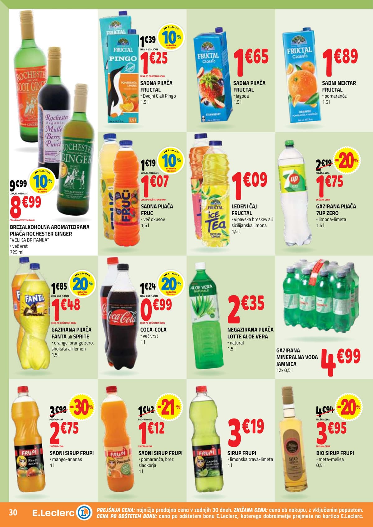 Stran 30. E.Leclerc kataloga - Akcijska Ponudba
