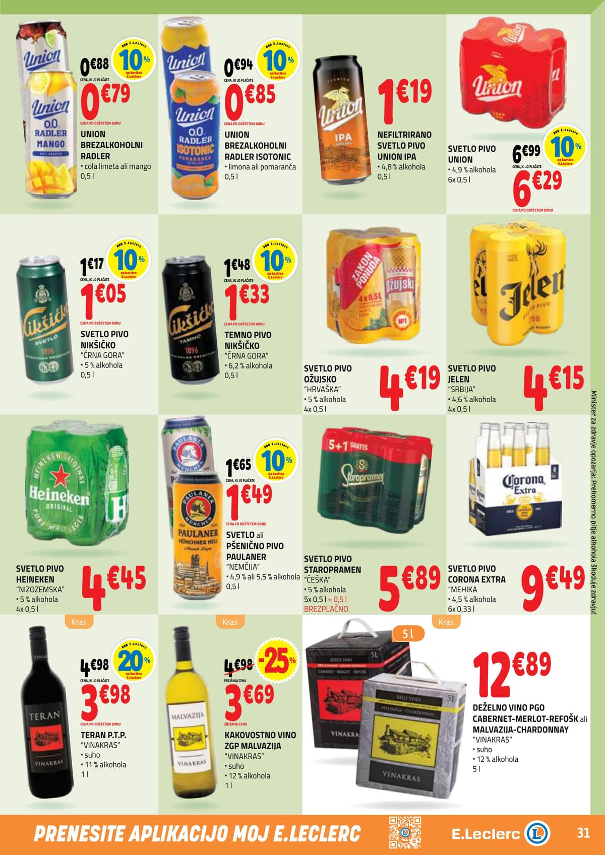 Stran 31. E.Leclerc kataloga - Akcijska Ponudba