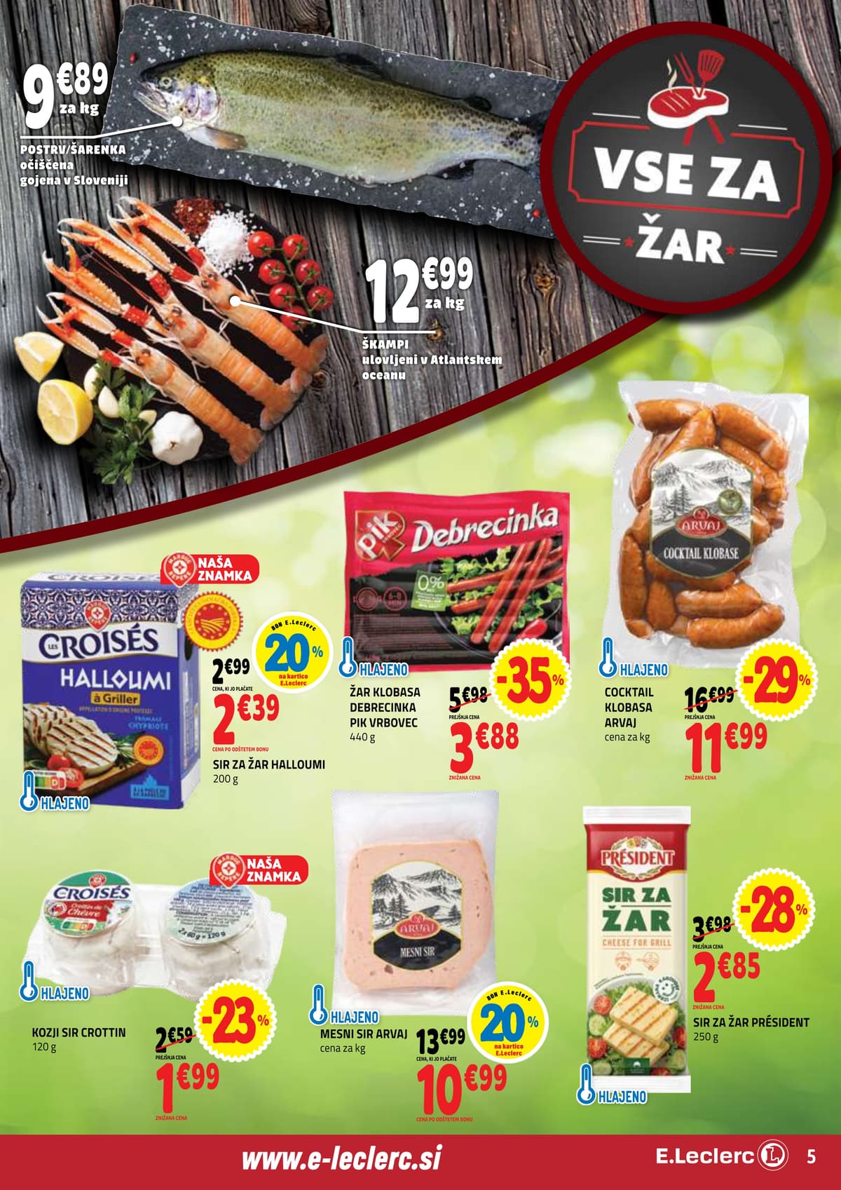 Stran 5. E.Leclerc kataloga - Akcijska Ponudba