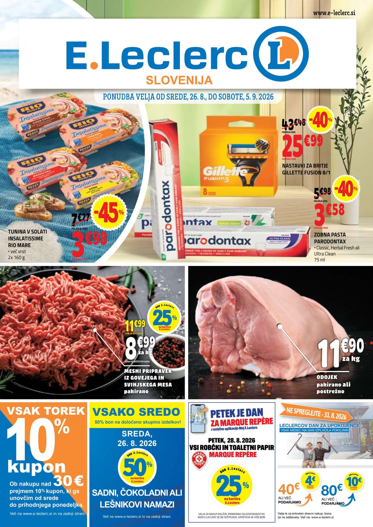 E.Leclerc katalog od 08/26/2026 - Akcijska Ponudba
