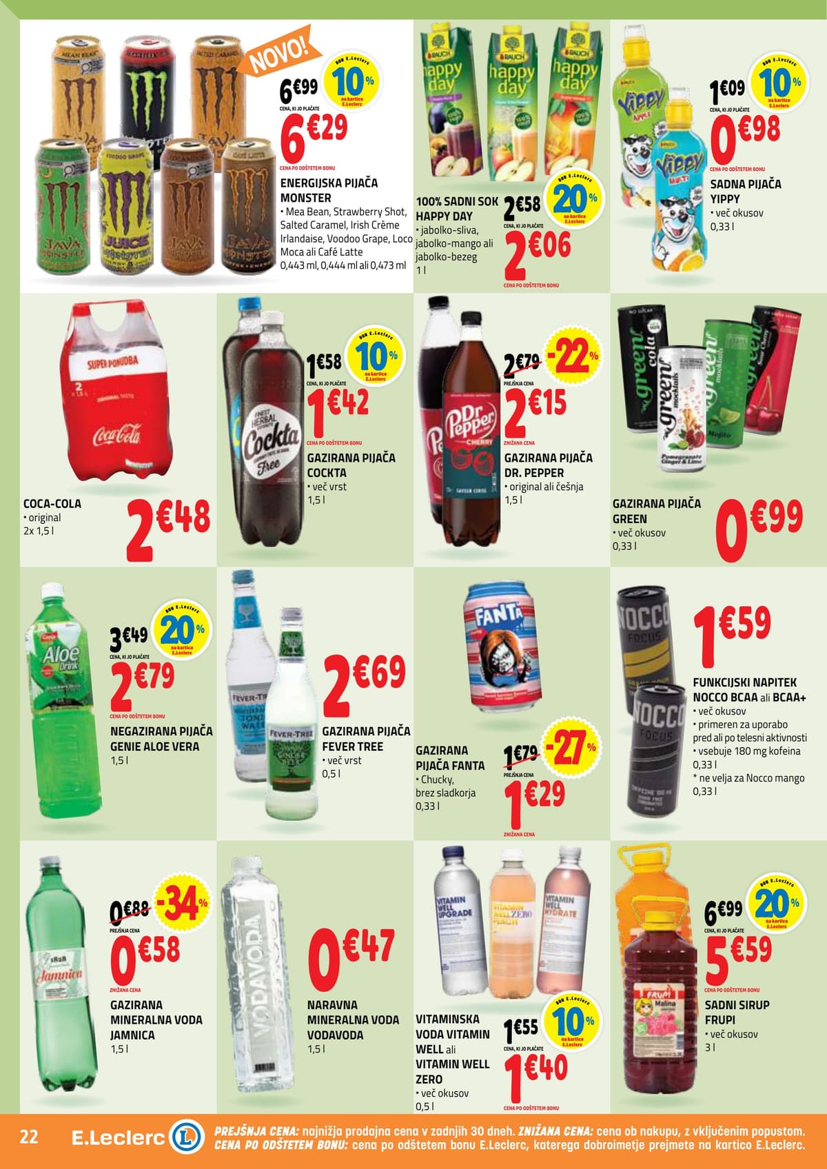 Stran 22. E.Leclerc kataloga - Akcijska Ponudba