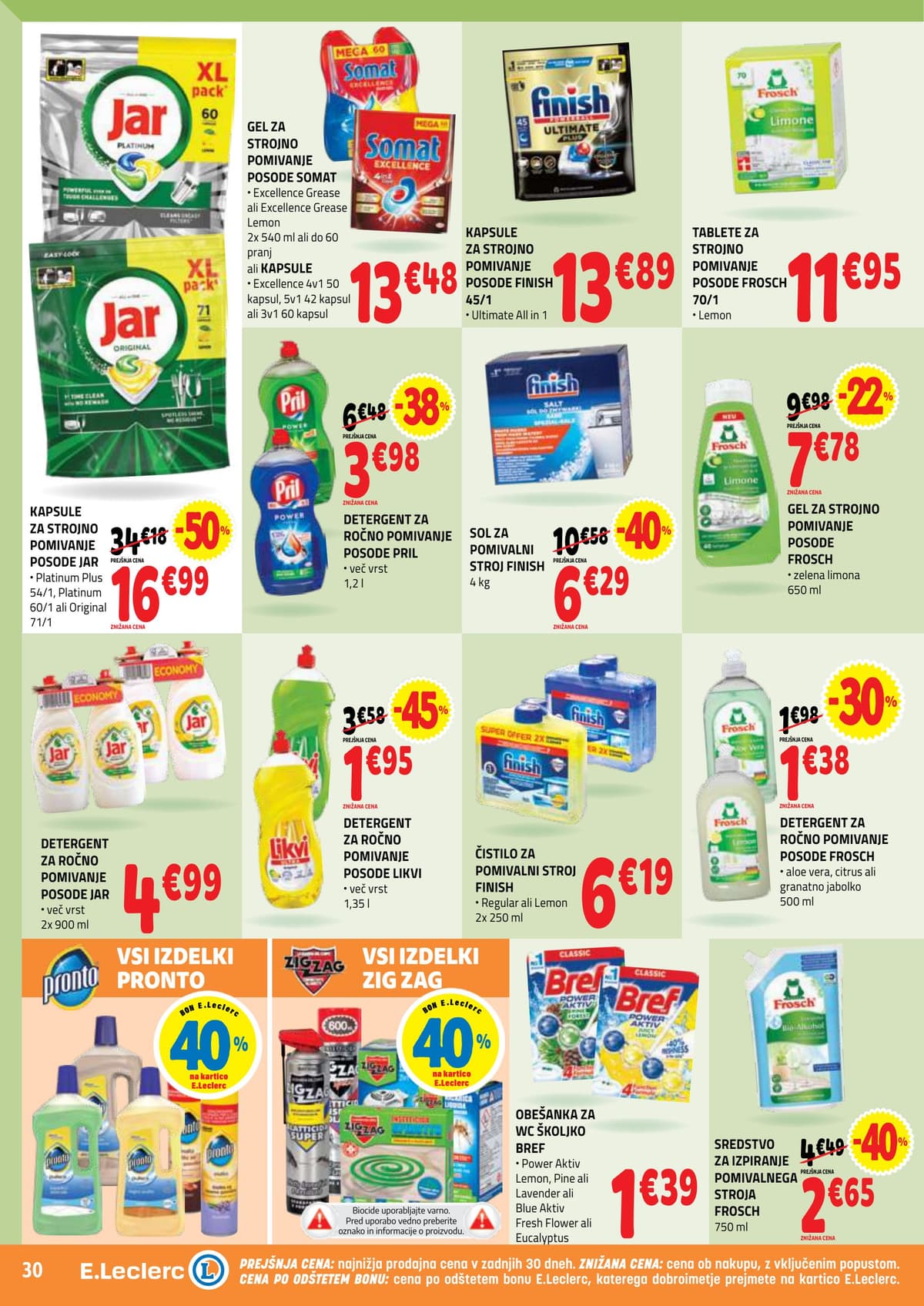 Stran 30. E.Leclerc kataloga - Akcijska Ponudba