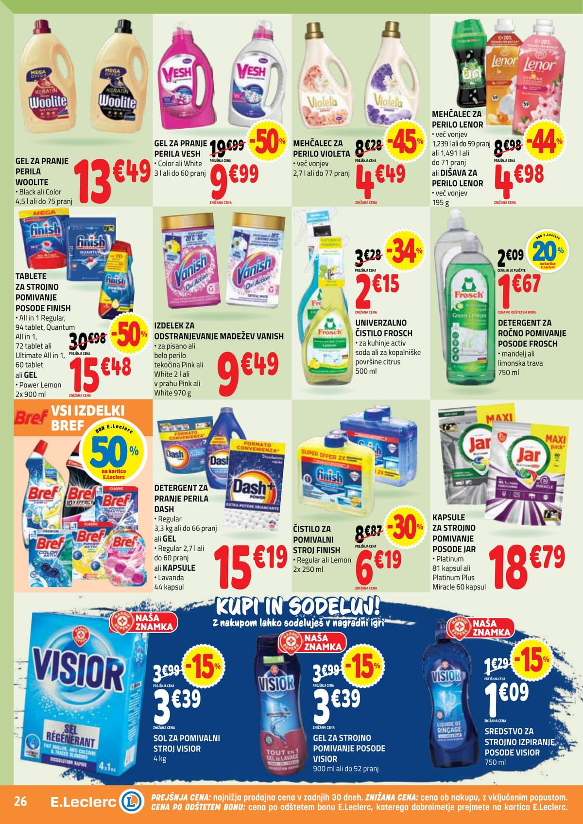 Stran 26. E.Leclerc kataloga - Akcijska Ponudba