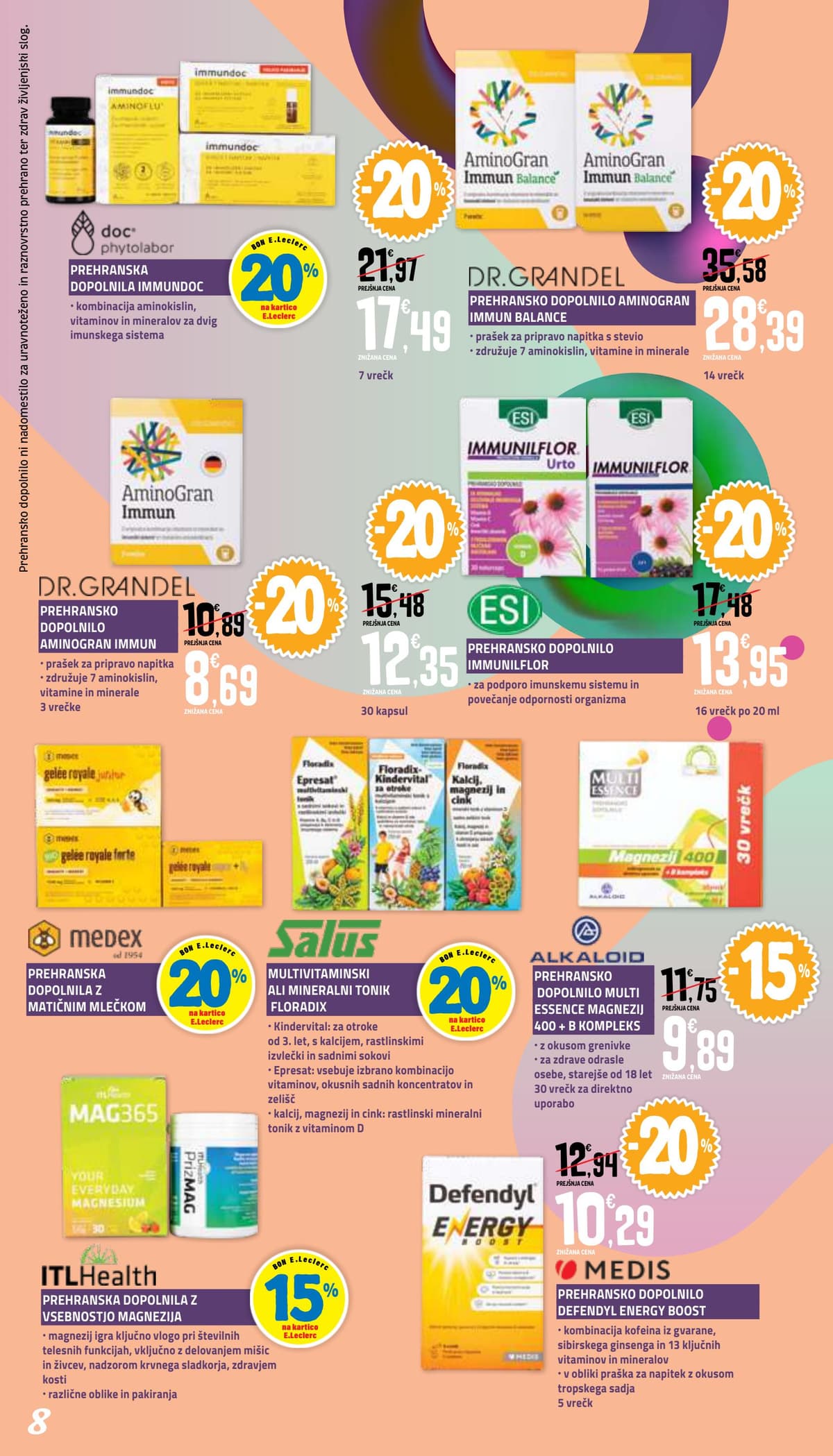 Stran 8. E.Leclerc kataloga - Leposana od 07.09.2026.