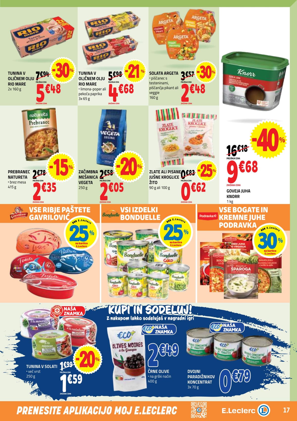 Stran 17. E.Leclerc kataloga - Akcijska Ponudba od 07.09.2026.
