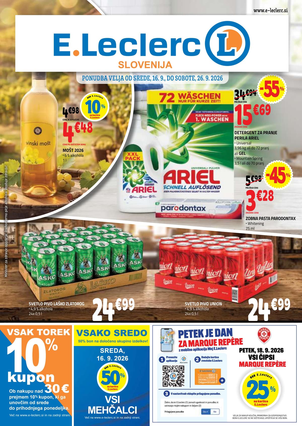 Stran 1. E.Leclerc kataloga - Akcijska Ponudba