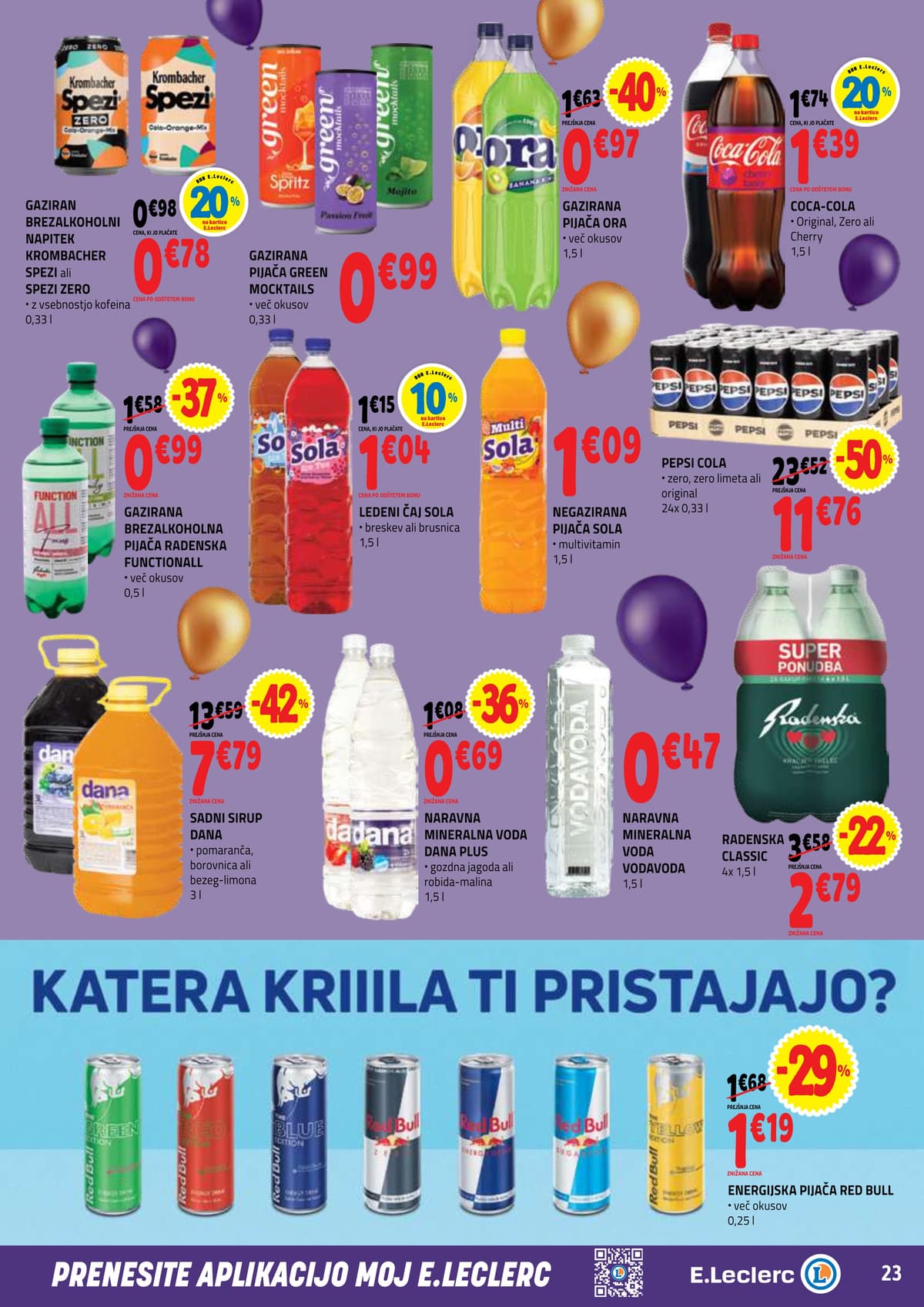 Stran 23. E.Leclerc kataloga - Akcijska Ponudba
