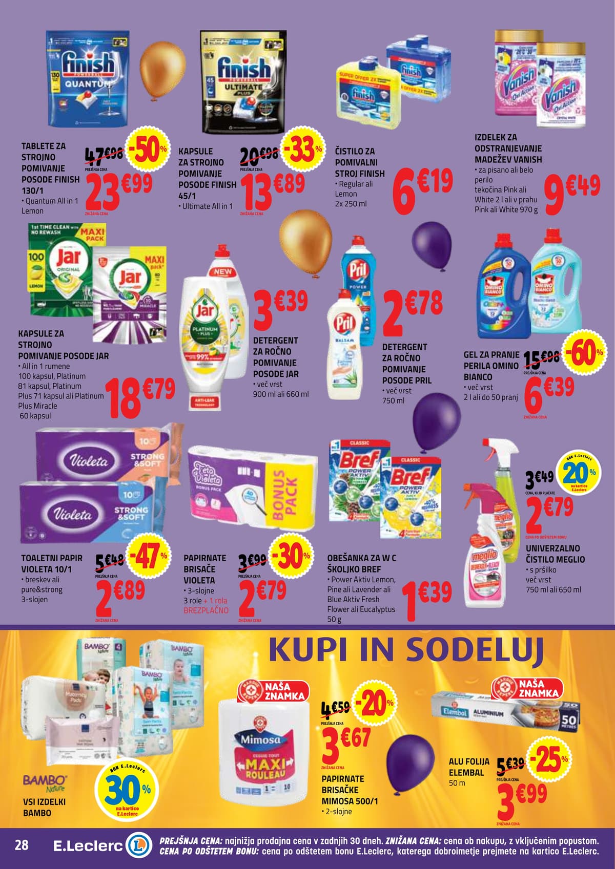 Stran 28. E.Leclerc kataloga - Akcijska Ponudba