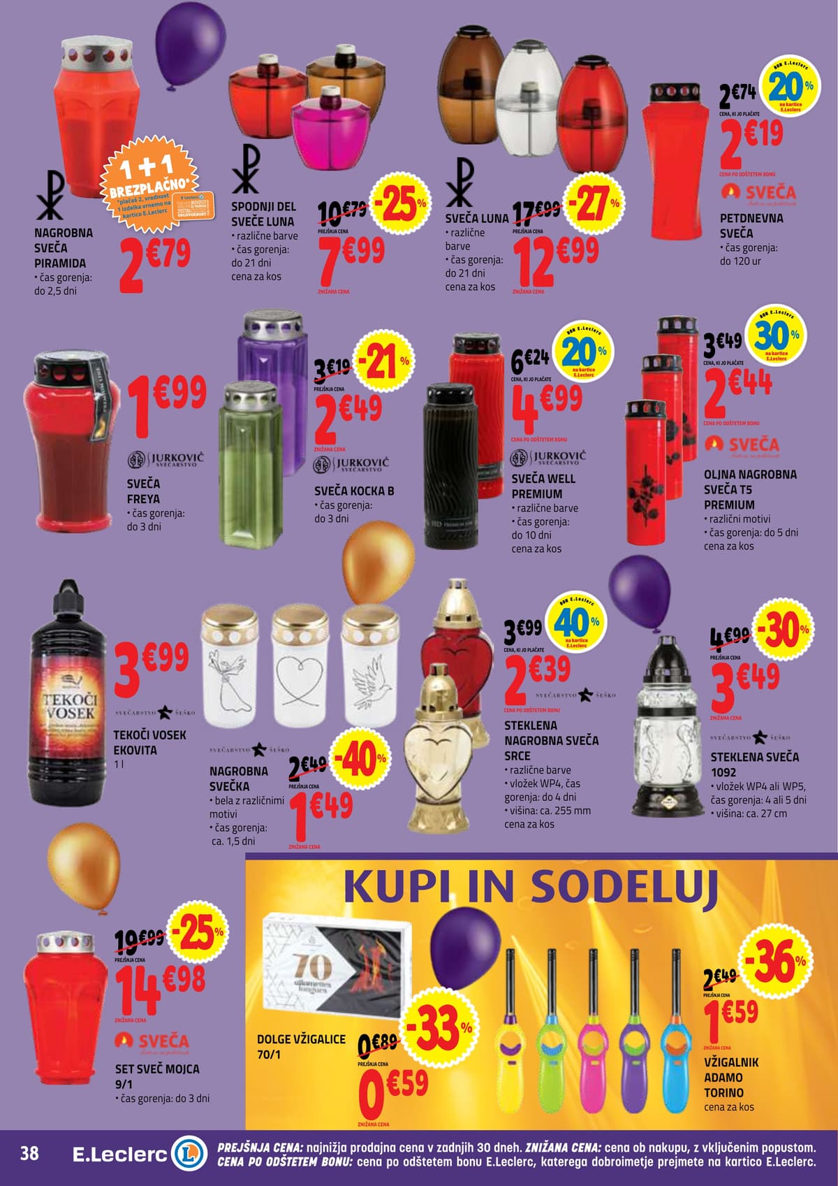 Stran 38. E.Leclerc kataloga - Akcijska Ponudba