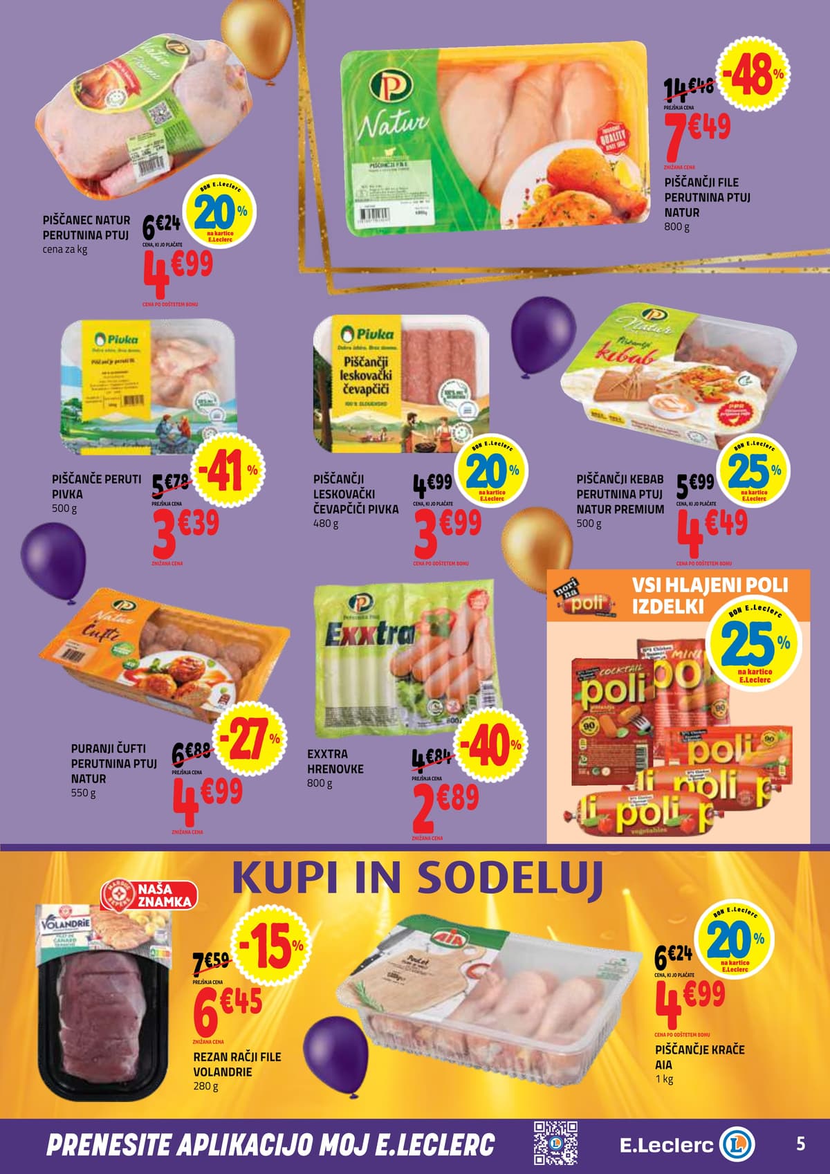 Stran 5. E.Leclerc kataloga - Akcijska Ponudba
