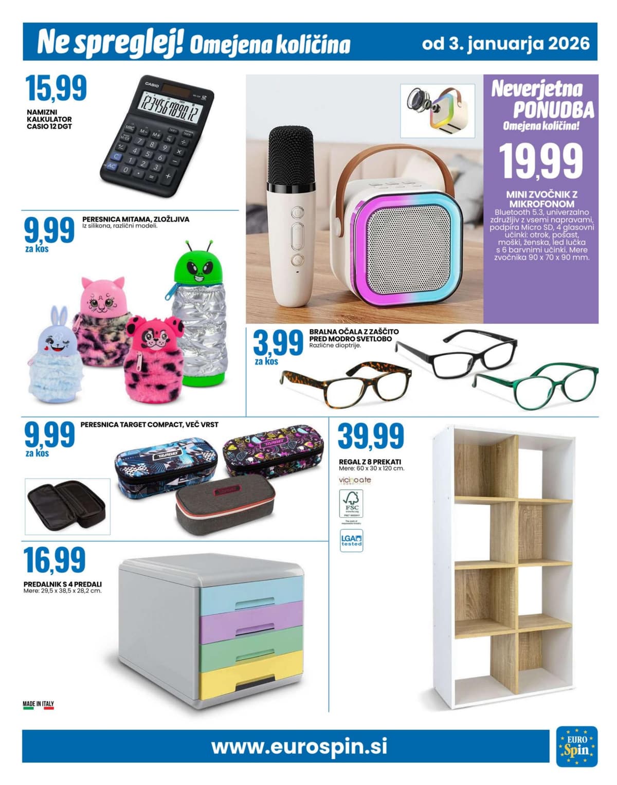Stran 15. Eurospin kataloga - Pametni nakup od 01.03.2026.