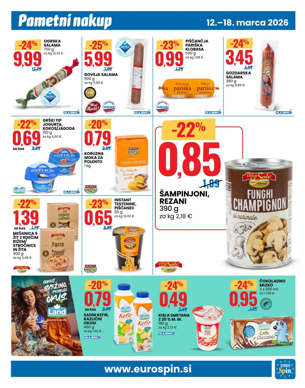 Stran 9. Eurospin kataloga - Akcijska Ponudba od 09.03.2026.