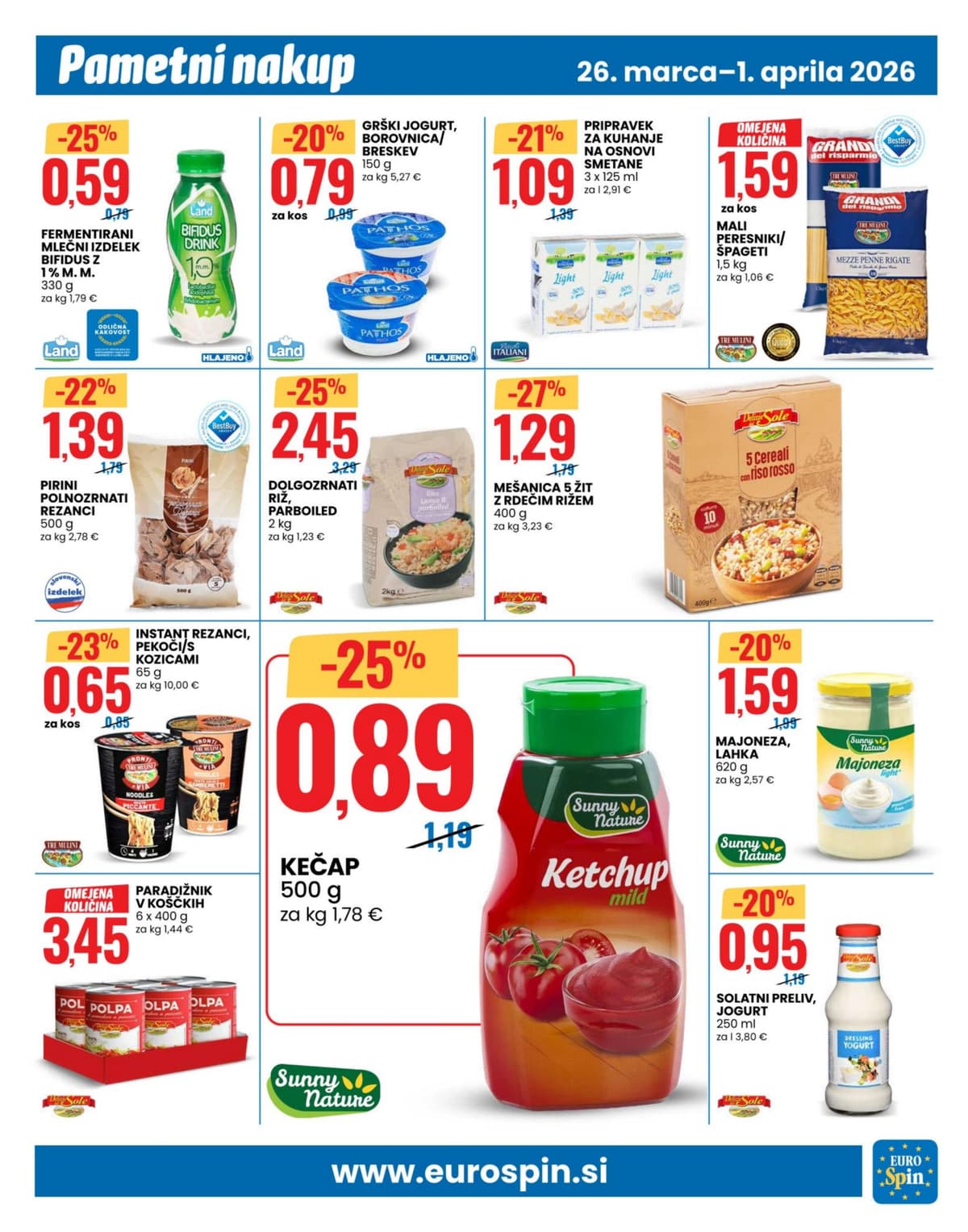 Stran 9. Eurospin kataloga - Akcijska Ponudba od 23.03.2026.