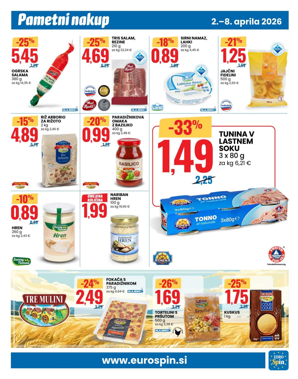Stran 7. Eurospin kataloga - Akcijska Ponudba od 30.03.2026.