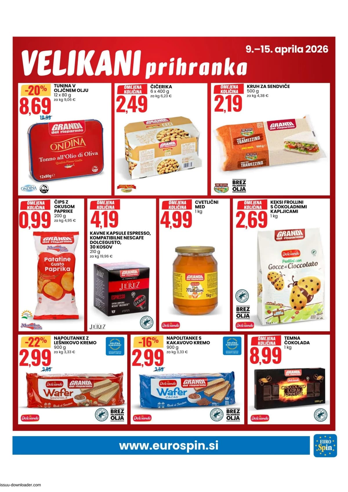 Stran 3. Eurospin kataloga - Akcijska Ponudba