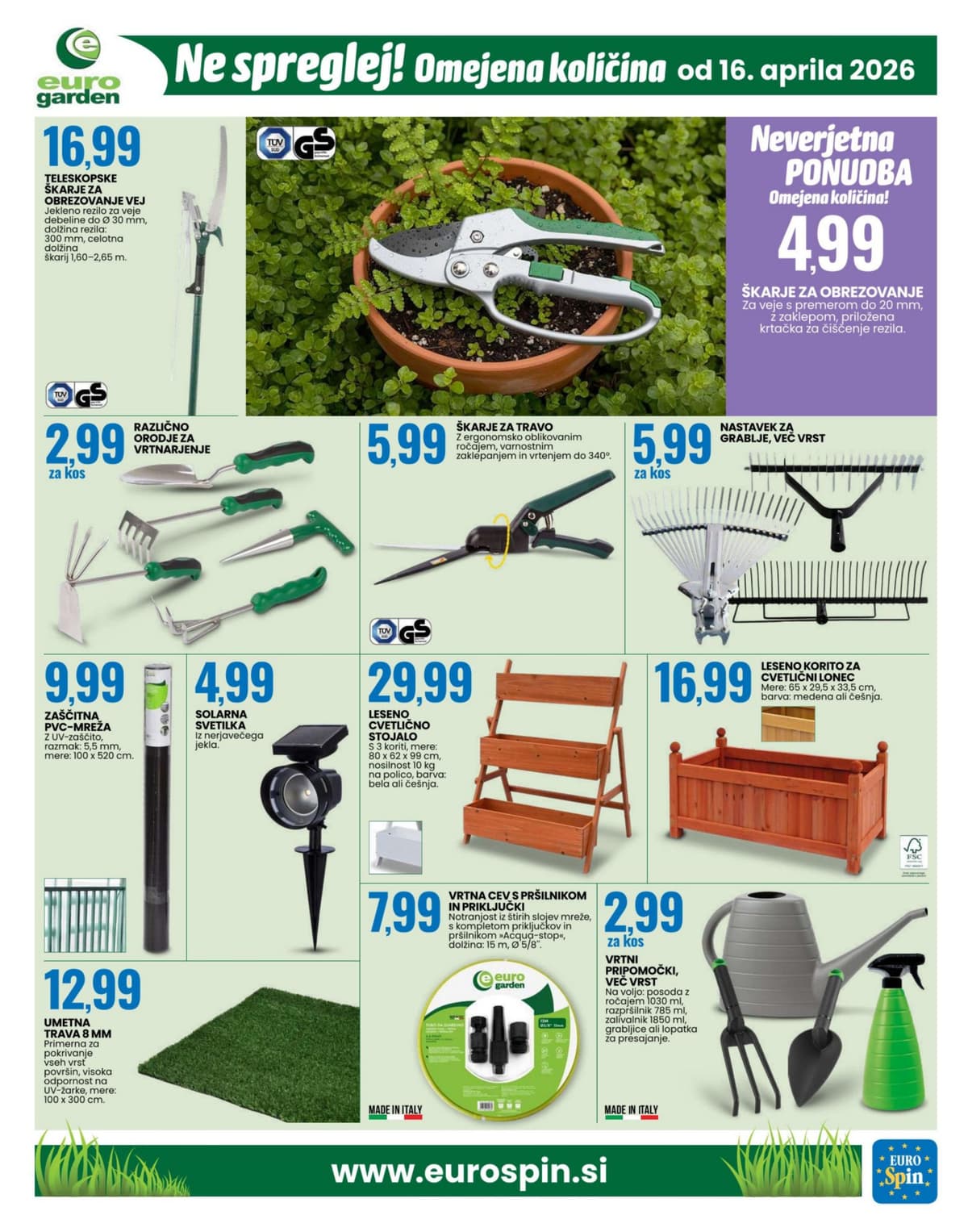Stran 15. Eurospin kataloga - Akcijska Ponudba od 13.04.2026.