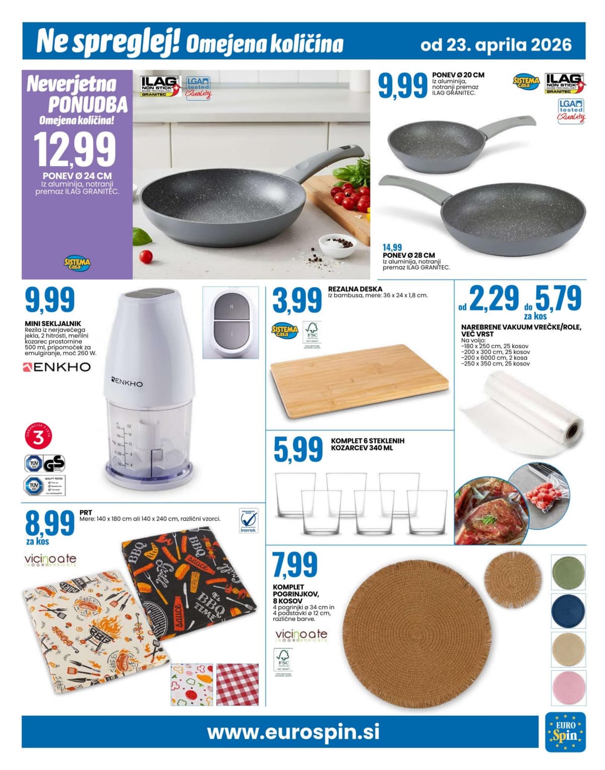 Stran 15. Eurospin kataloga - Akcijska Ponudba od 20.04.2026.
