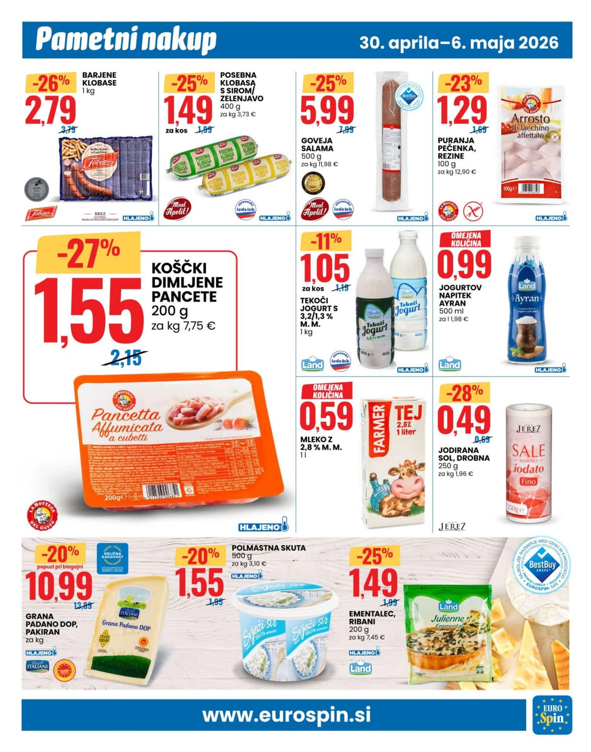 Stran 3. Eurospin kataloga - Akcijska Ponudba