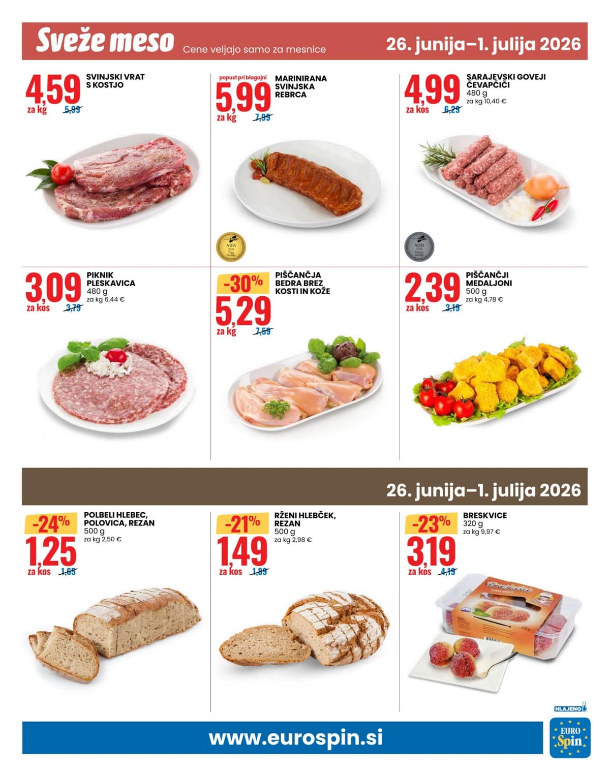 Stran 13. Eurospin kataloga - Akcijska Ponudba od 23.06.2026