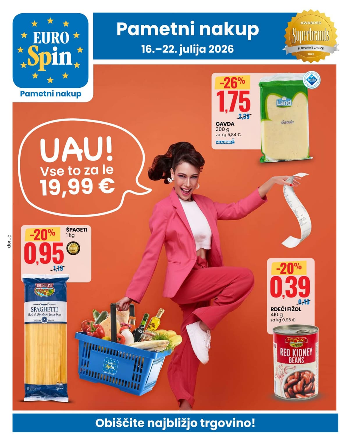 Stran 1. Eurospin kataloga - Akcijska Ponudba od 13.07.2026