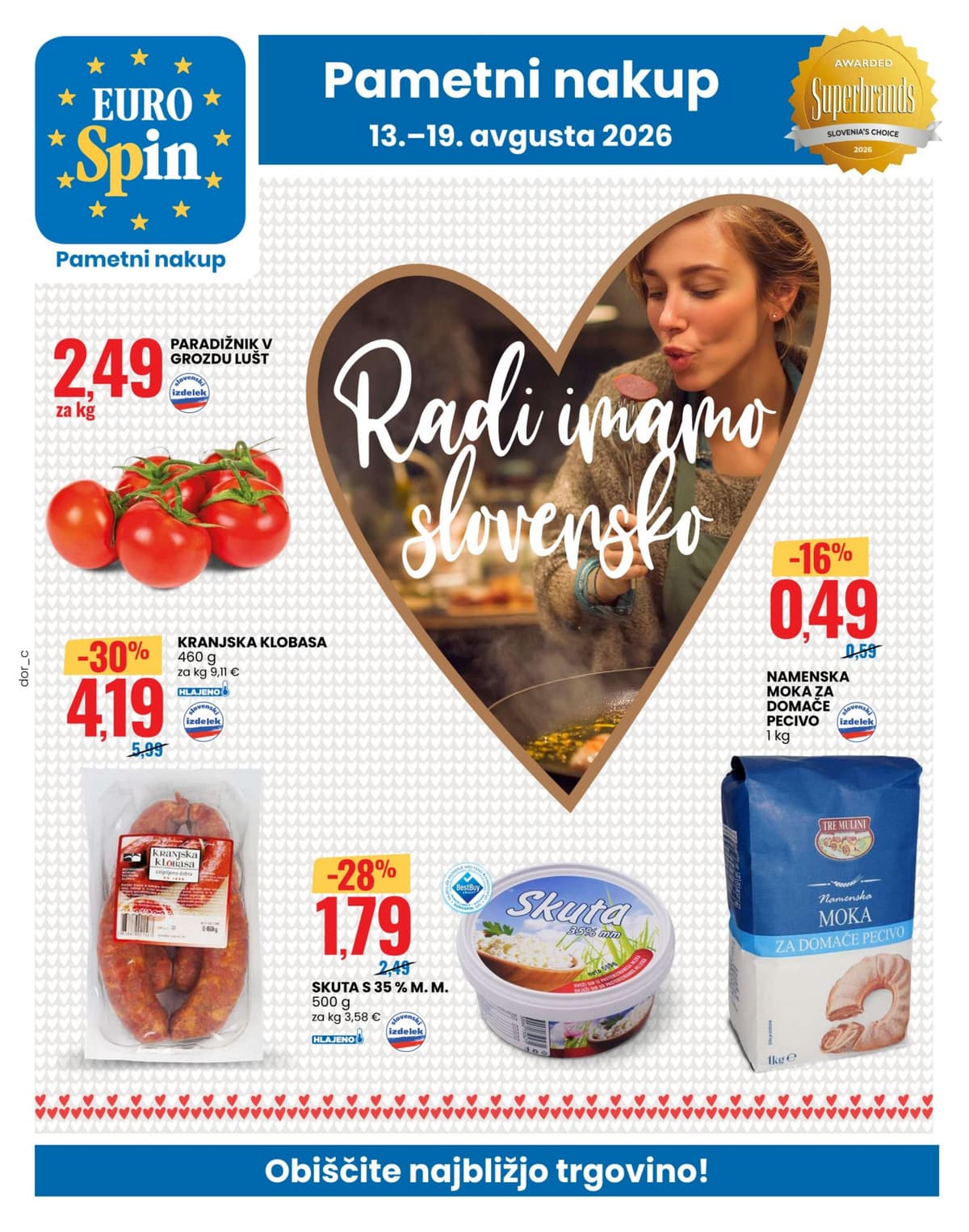 Stran 1. Eurospin kataloga - Akcijska Ponudba od 10.08.2026