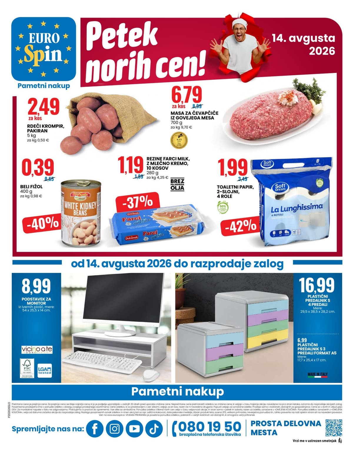 Stran 16. Eurospin kataloga - Akcijska Ponudba od 10.08.2026