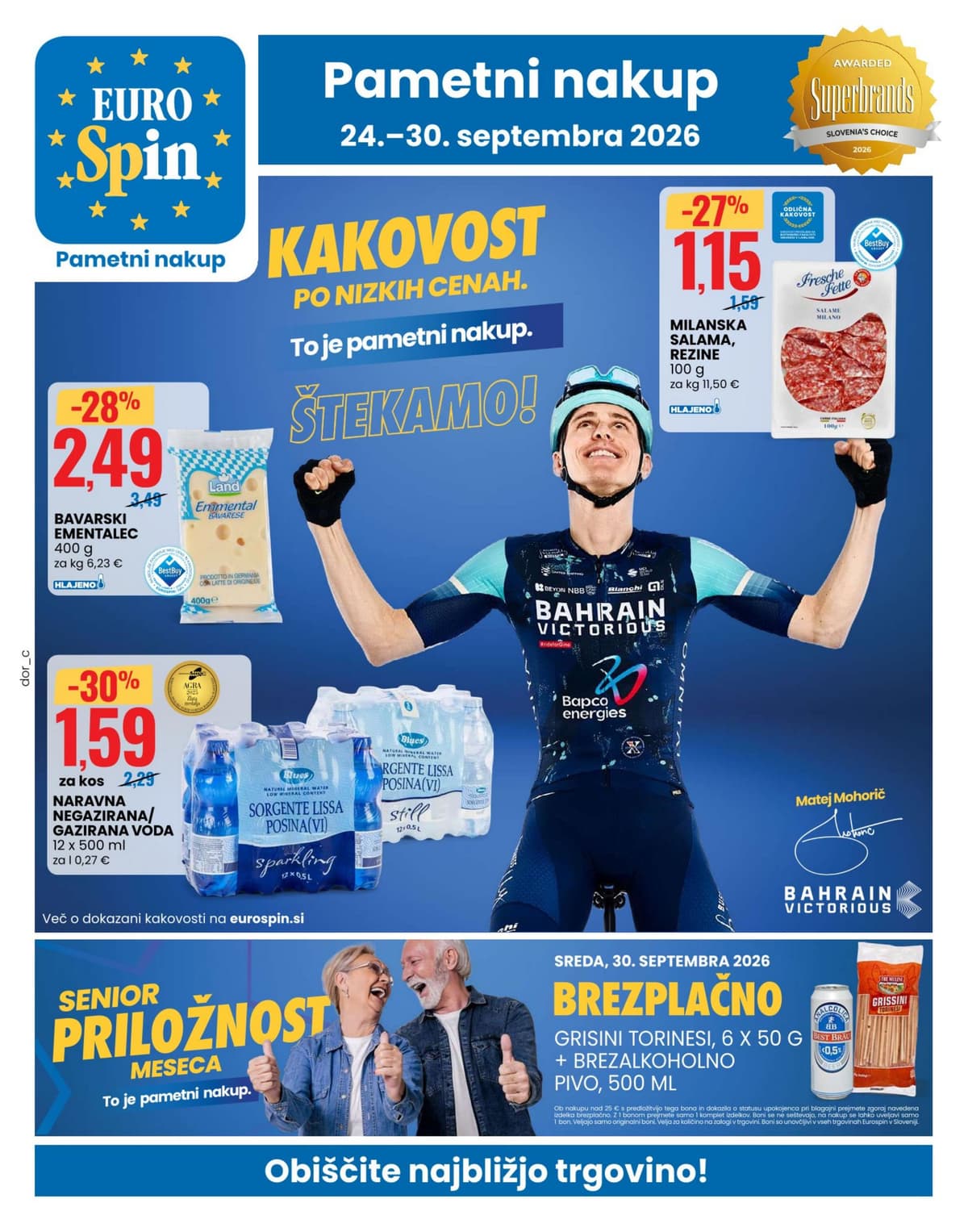 Stran 1. Eurospin kataloga - Akcijska Ponudba od 21.09.2026.