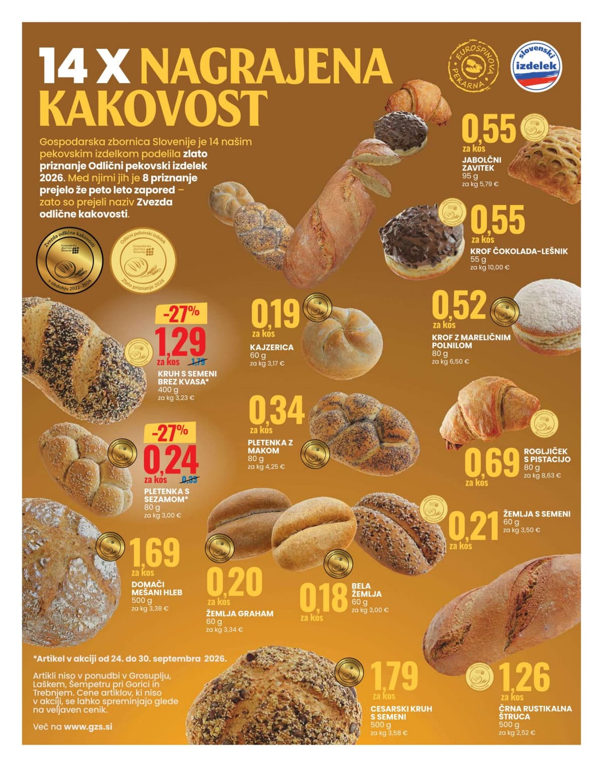 Stran 6. Eurospin kataloga - Akcijska Ponudba od 21.09.2026.