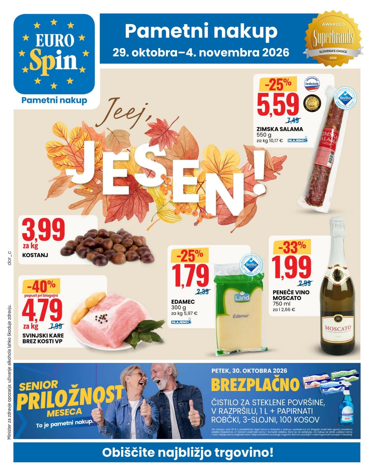 Eurospin katalog od 29.10.2026. - Akcijska Ponudba