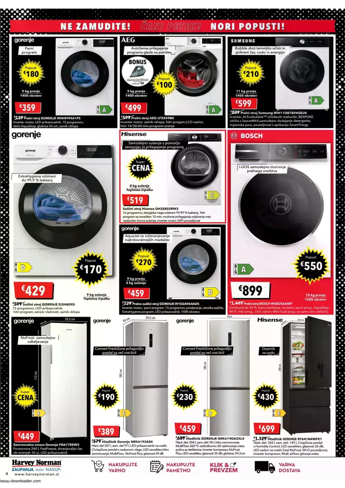 Stran 4. Harvey Norman kataloga - Črni petek od 23.02.2026.