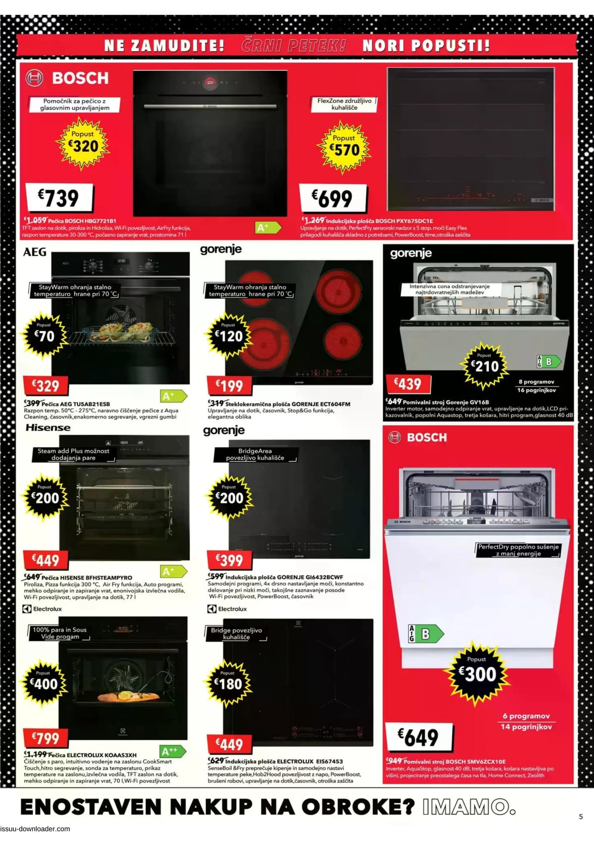 Stran 5. Harvey Norman kataloga - Črni petek od 23.02.2026.