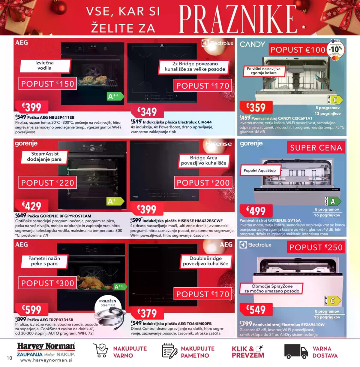Stran 10. Harvey Norman kataloga - Vse kar si želite za praznike od 01.03.2026.