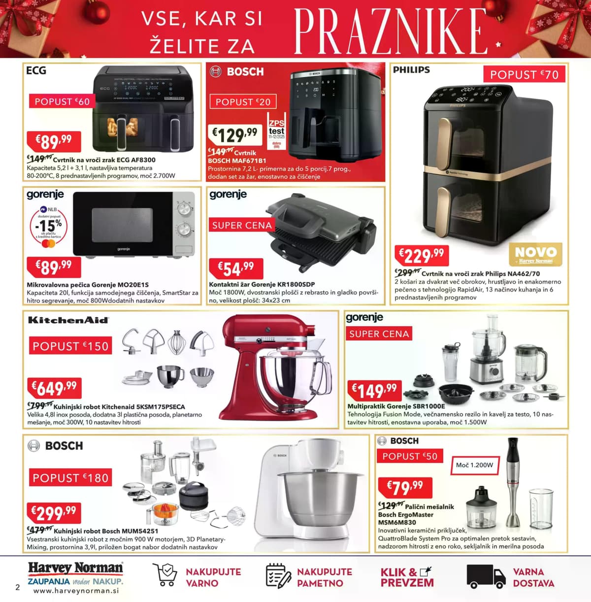 Stran 2. Harvey Norman kataloga - Vse kar si želite za praznike od 01.03.2026.