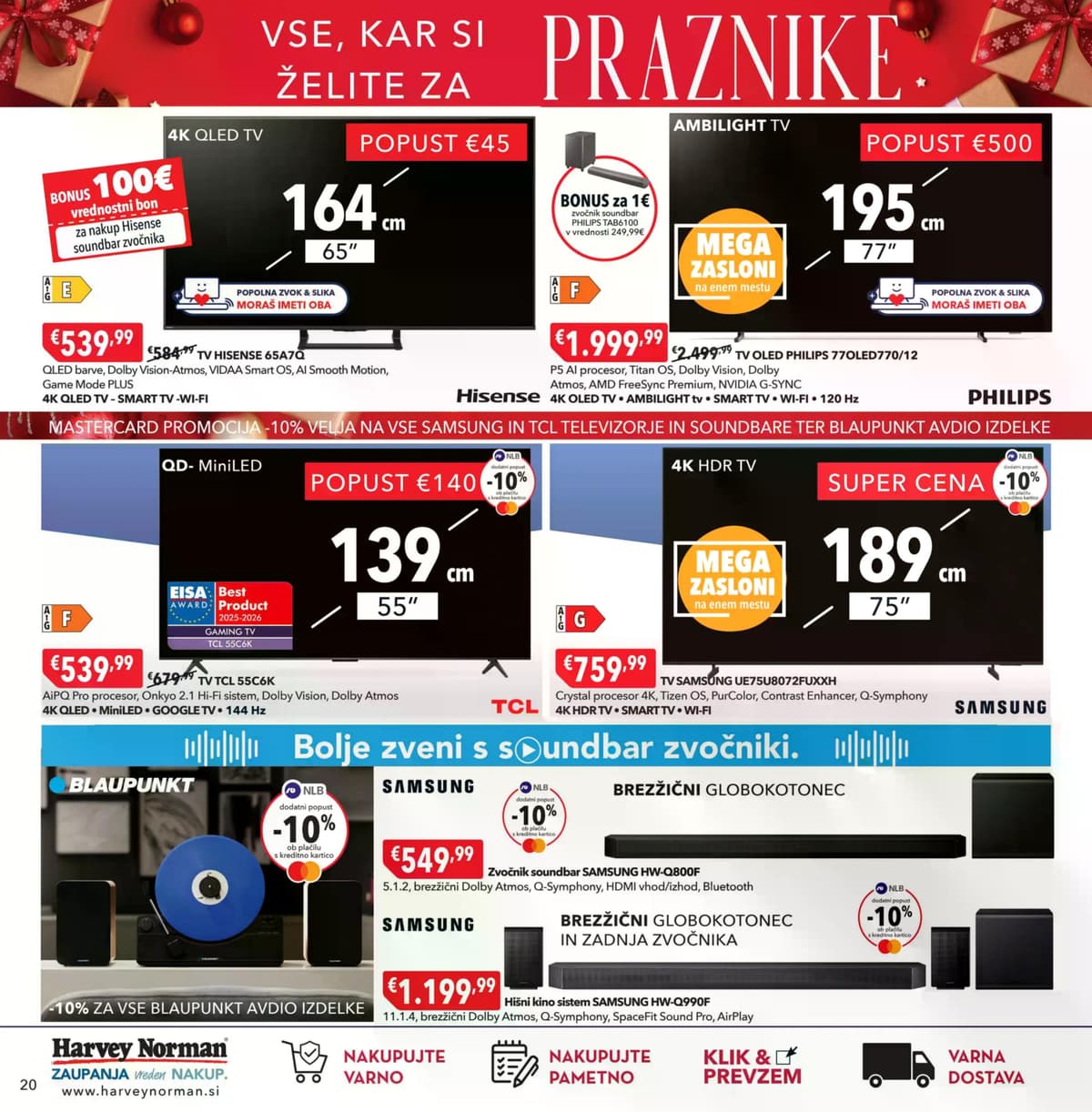 Stran 20. Harvey Norman kataloga - Vse kar si želite za praznike od 01.03.2026.