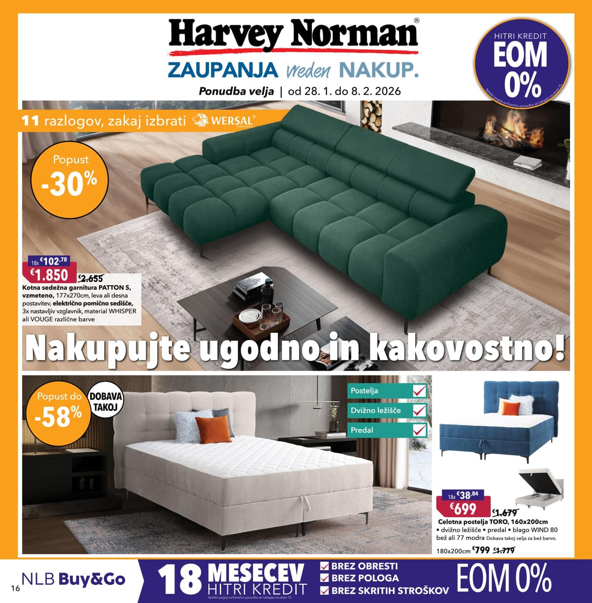 Stran 16. Harvey Norman kataloga - Nakupujte ugodno in kakovostno! od 05.03.2026.