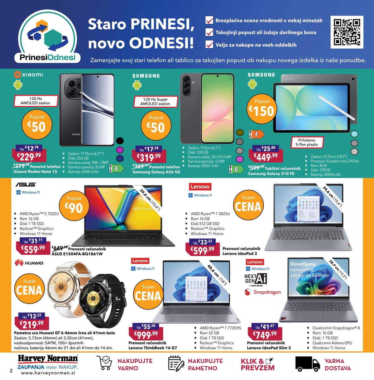 Stran 2. Harvey Norman kataloga - Nakupujte ugodno in kakovostno! od 05.03.2026.