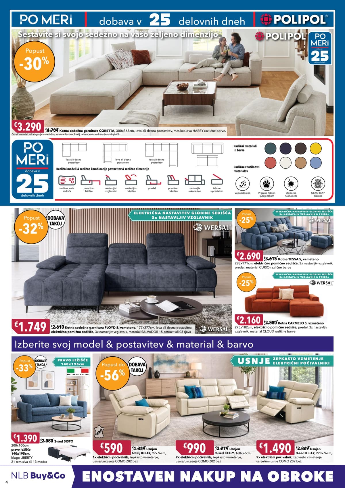 Stran 4. Harvey Norman kataloga - 3 mesece brez plačila obroka od 17.02.2026.