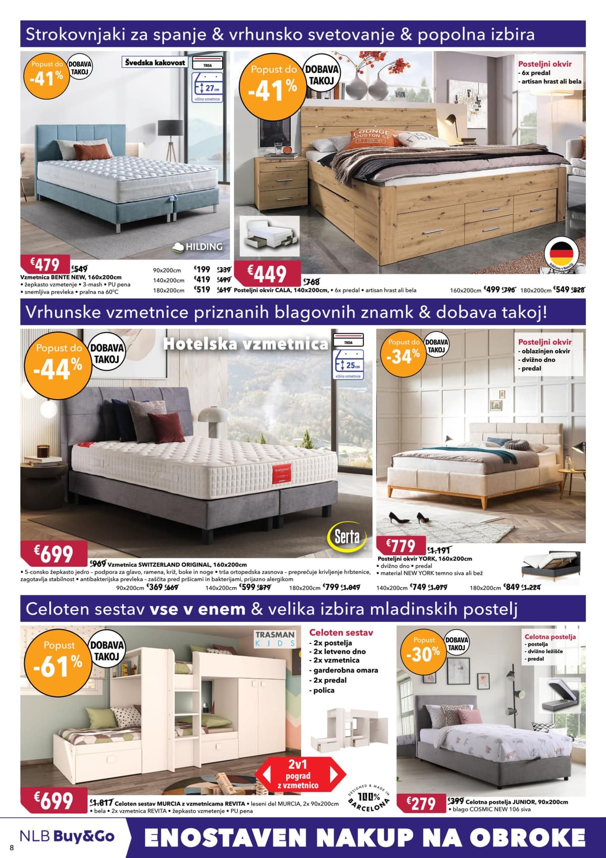 Stran 8. Harvey Norman kataloga - 3 mesece brez plačila obroka od 17.02.2026.