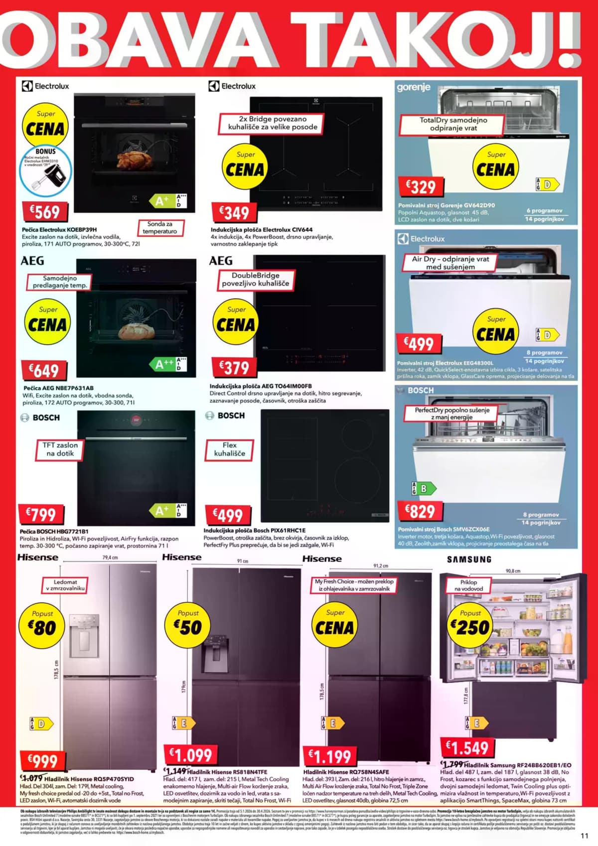 Stran 11. Harvey Norman kataloga - Na zalogi popusti do -50% od 25.02.2026.