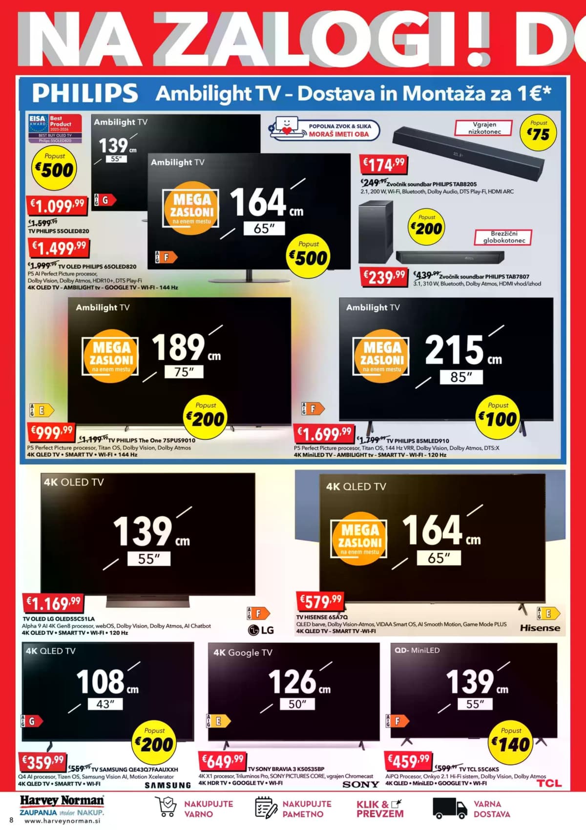 Stran 8. Harvey Norman kataloga - Na zalogi popusti do -50% od 25.02.2026.