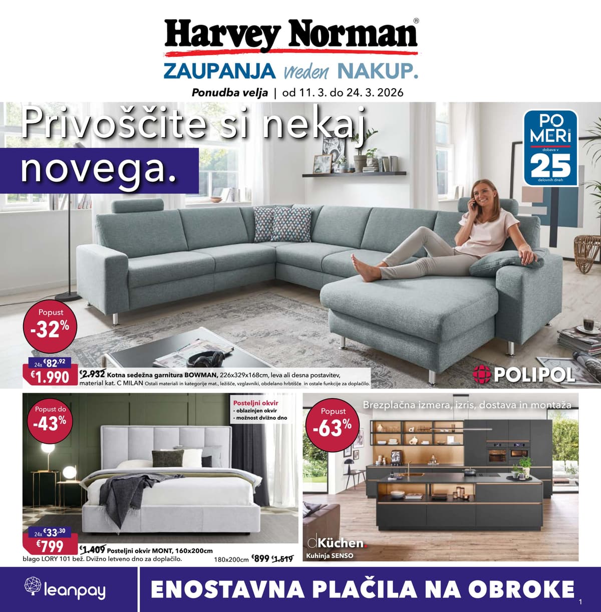Stran 1. Harvey Norman kataloga - Privoščite si nekaj novega od 12.03.2026.