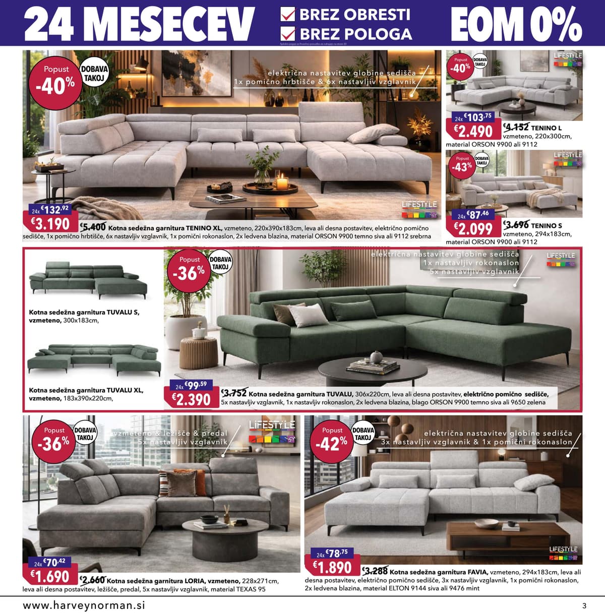 Stran 3. Harvey Norman kataloga - Privoščite si nekaj novega od 12.03.2026.