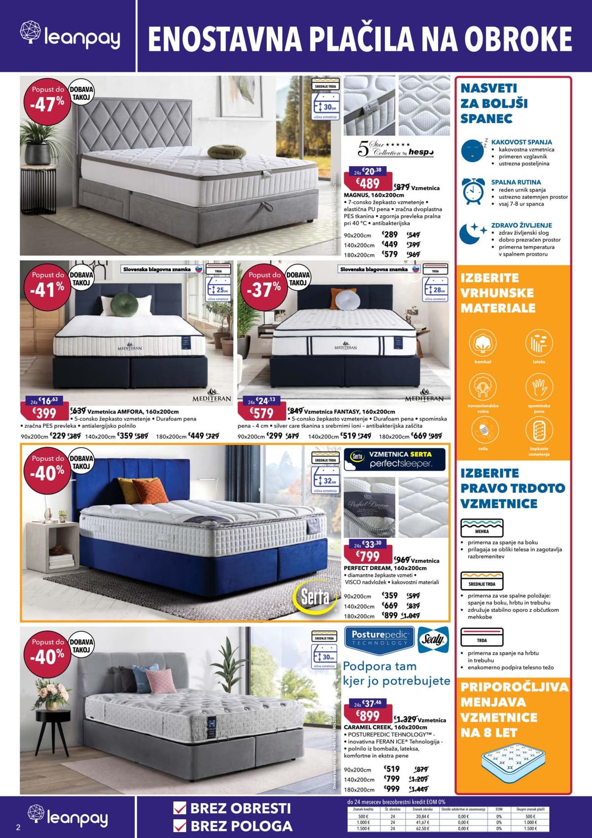 Stran 2. Harvey Norman kataloga - Dnevi spanja in popustov od 18.03.2026.