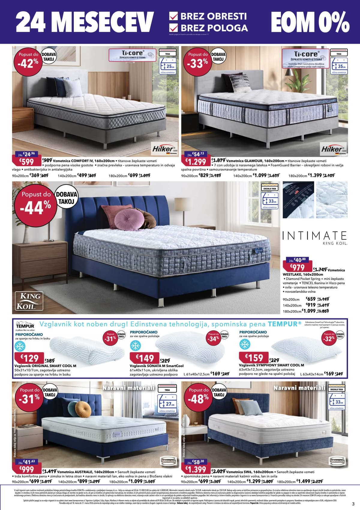 Stran 3. Harvey Norman kataloga - Dnevi spanja in popustov od 18.03.2026.