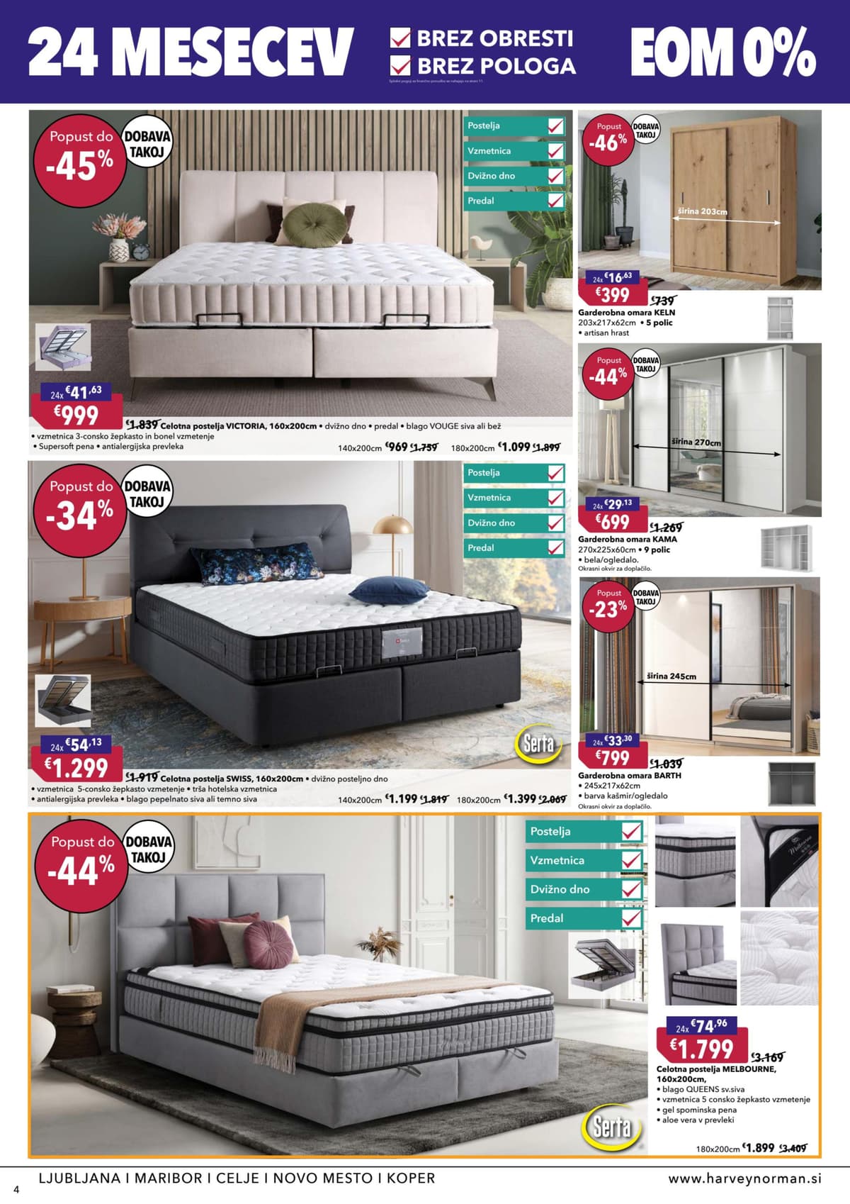 Stran 4. Harvey Norman kataloga - Dnevi spanja in popustov