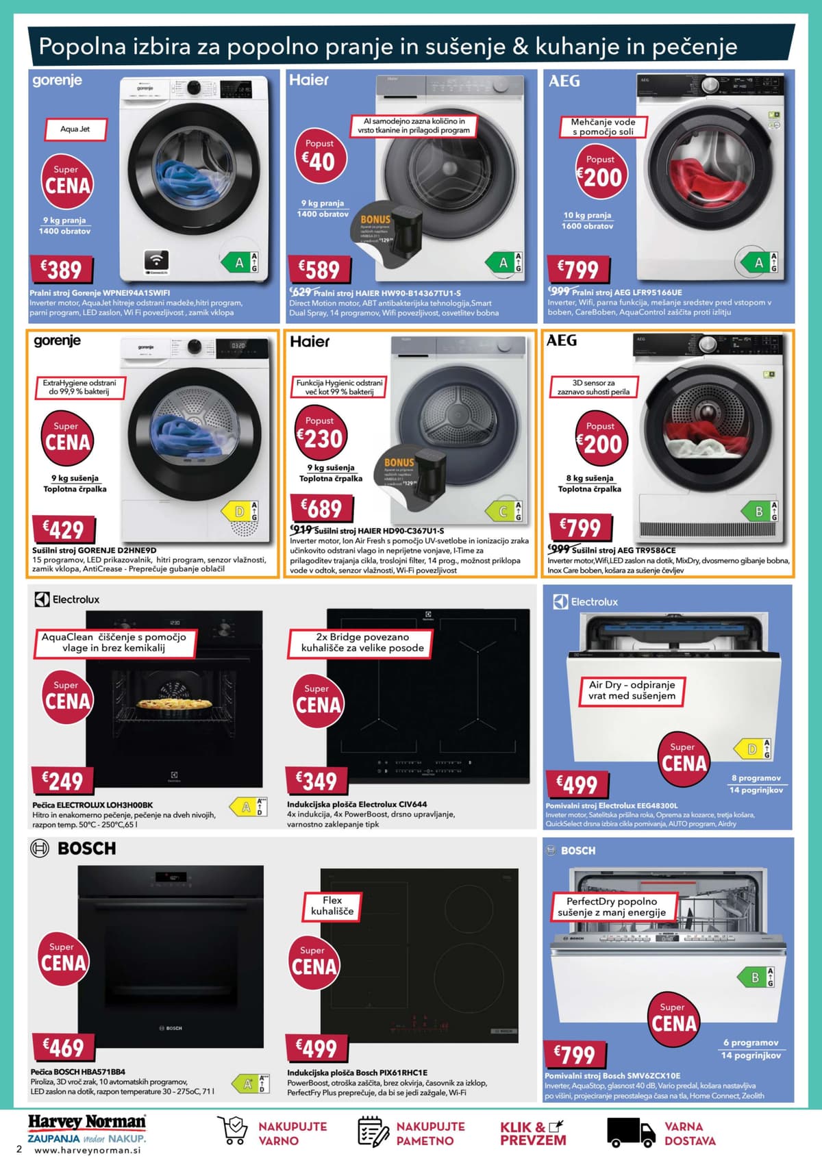Stran 2. Harvey Norman kataloga - Velikonočna Akcija